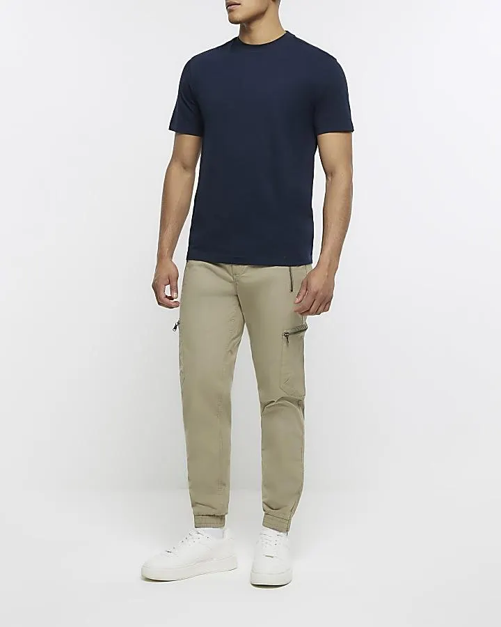 Navy slim fit t-shirt