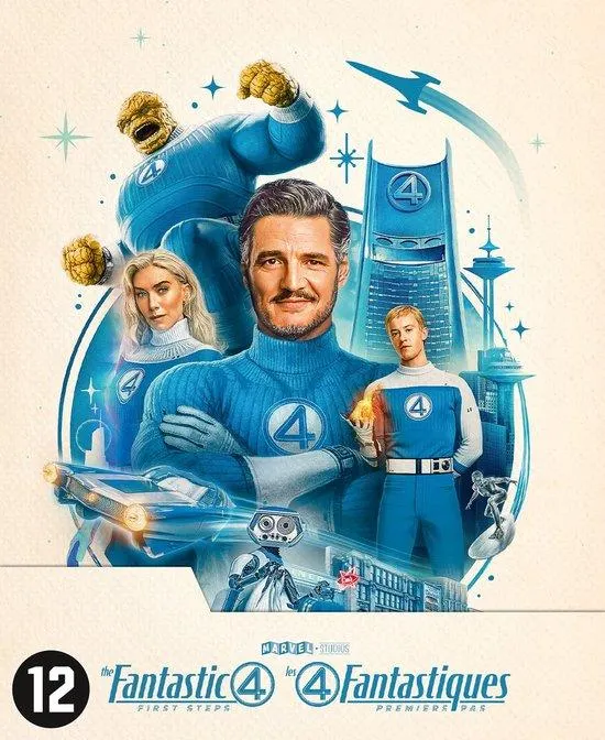 The Fantastic Four - First Steps (4K Ultra HD Blu-ray) (Limited Edition) (Steelbook)