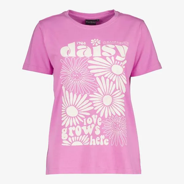 TwoDay dames T-shirt roze