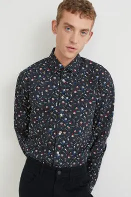 Christmas shirt - regular fit - Kent collar