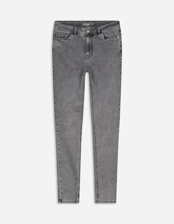 Jeans - Skinny fit - grijs