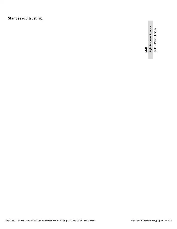 SEAT Leon Sportstourer van 4 januari tot 4 januari 2026 - Folder pagina 7