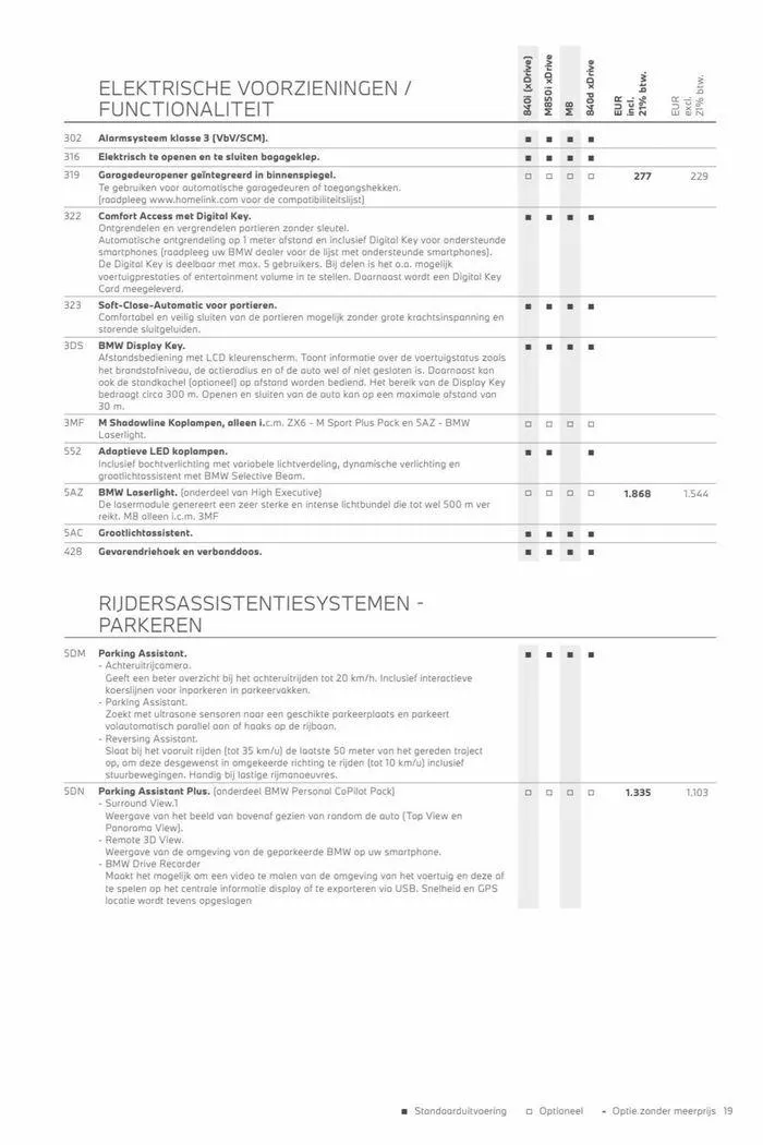 8-serie Coupé & Cabrio van 12 november tot 12 november 2024 - Folder pagina 19