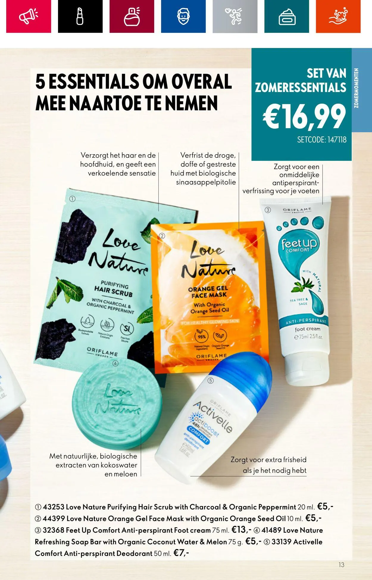 Oriflame Actuele folder van 28 juni tot 18 juli 2023 - Folder pagina 13