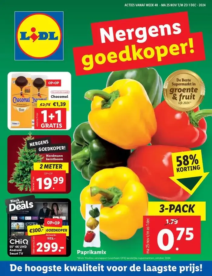 Geweldig aanbod voor alle klanten van 21 november tot 4 december 2024 - Folder pagina 1