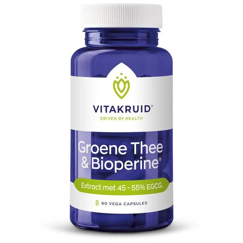 Groene Thee Extract 500 mg met Bioperine