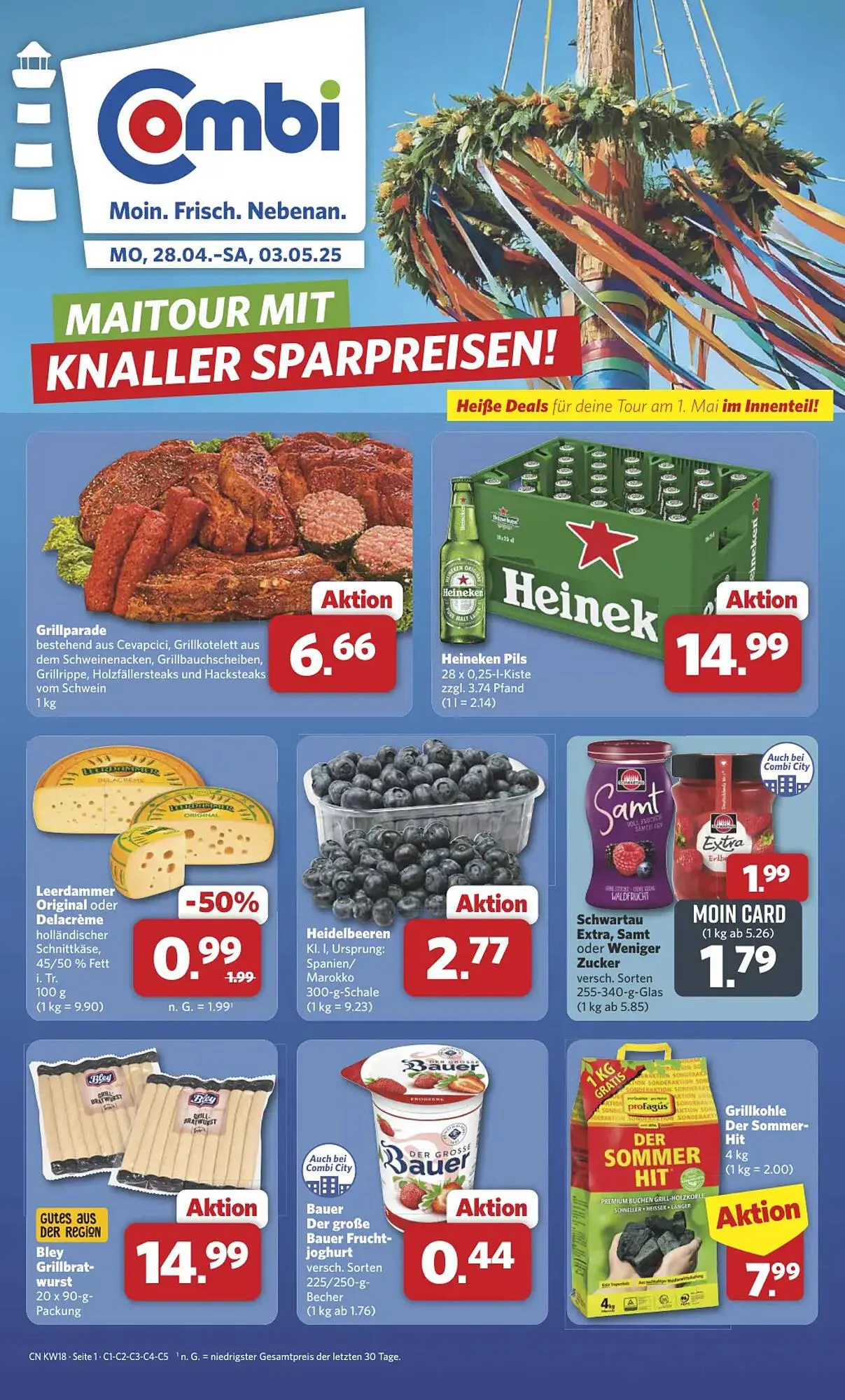 Combi Markt DE folder van 28 april tot 3 mei 2025 - Folder pagina 1