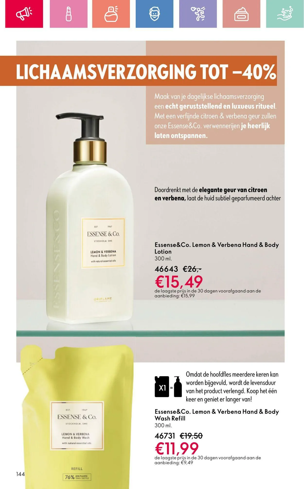 Oriflame Actuele folder van 24 augustus tot 7 september 2025 - Folder pagina 144