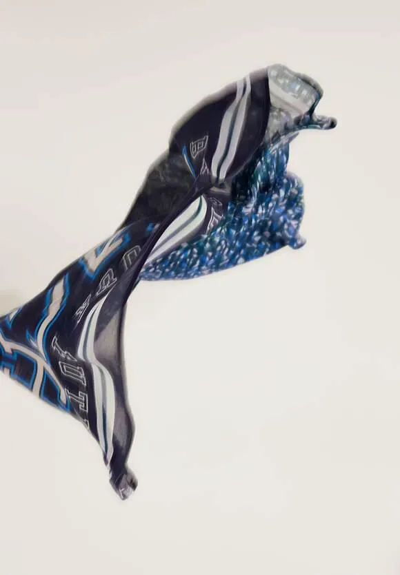 Patchwork Print Loop