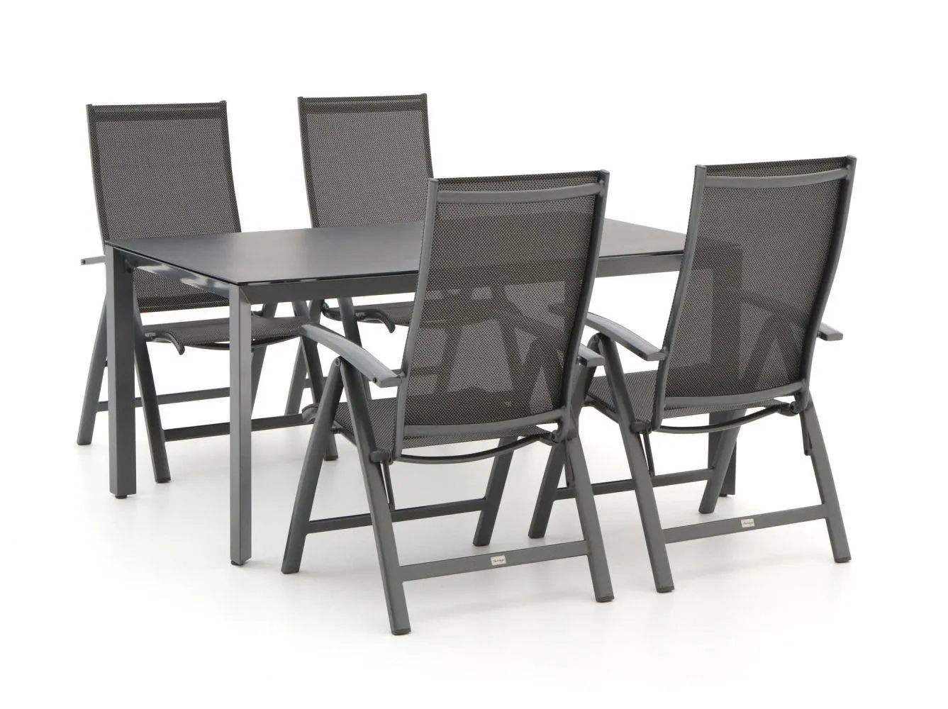 Bellagio Elegance/Veneto 160cm dining tuinset 5-delig verstelbaar