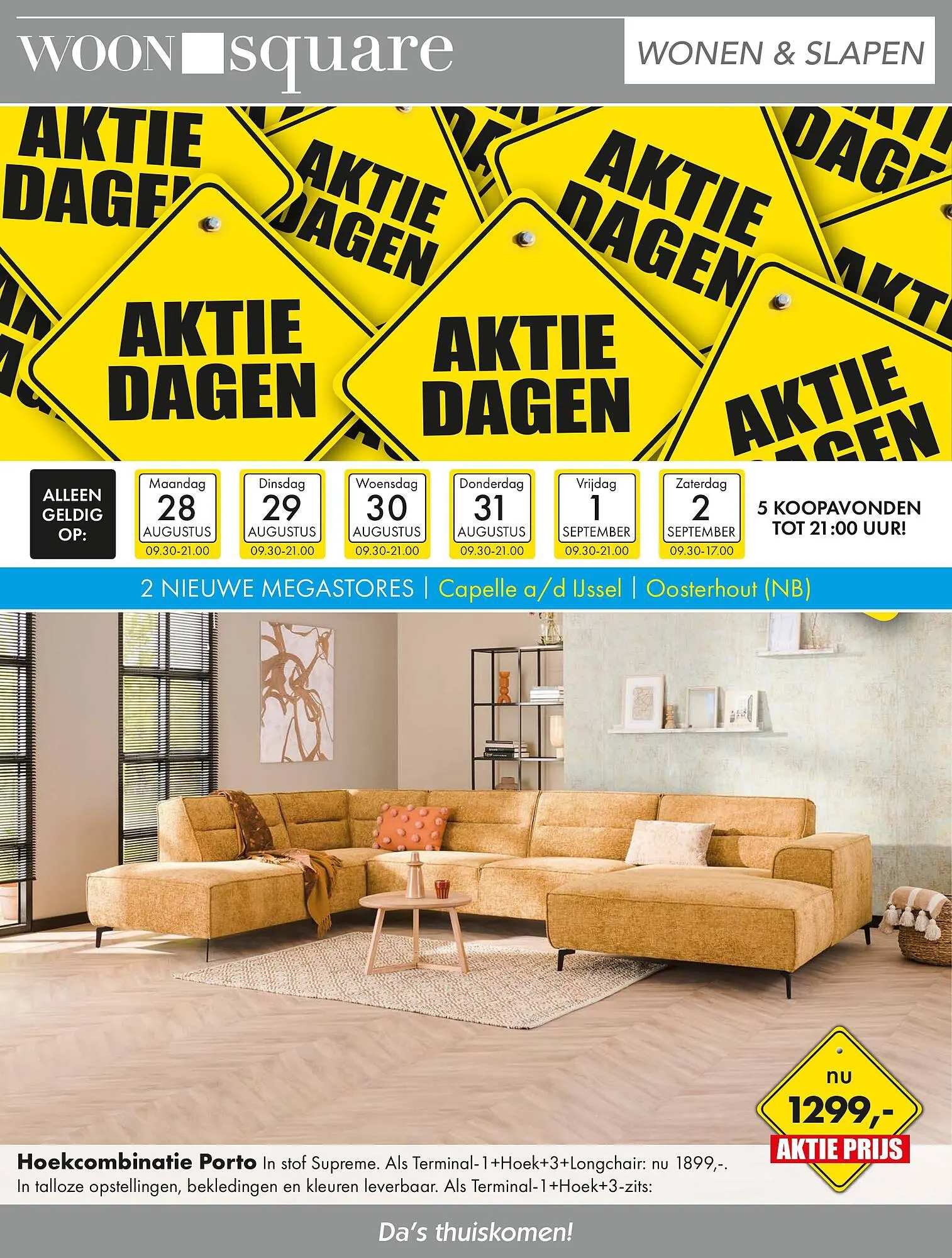 Woonsquare folder van 28 augustus tot 2 september 2023 - Folder pagina 1