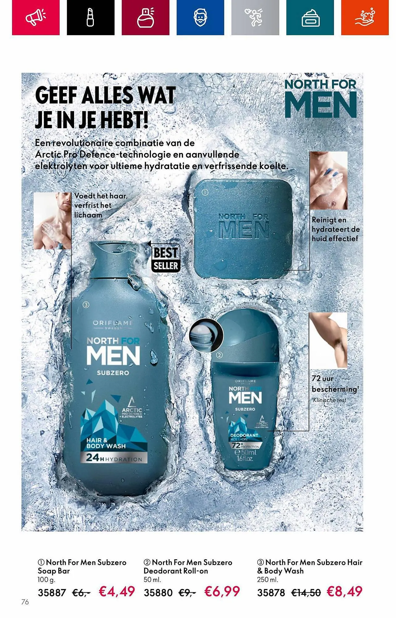 Oriflame folder van 18 juli tot 1 augustus 2023 - Folder pagina 76