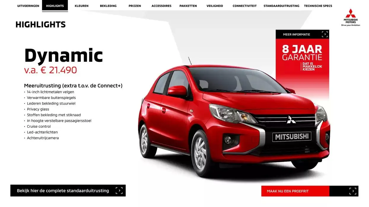 Mitsubishi Space Star van 3 januari tot 3 januari 2026 - Folder pagina 6