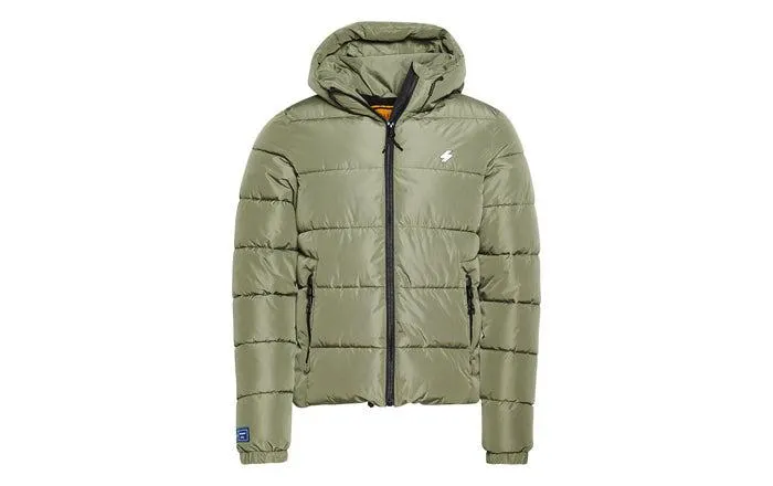 Hooded Sports Pufferjacket