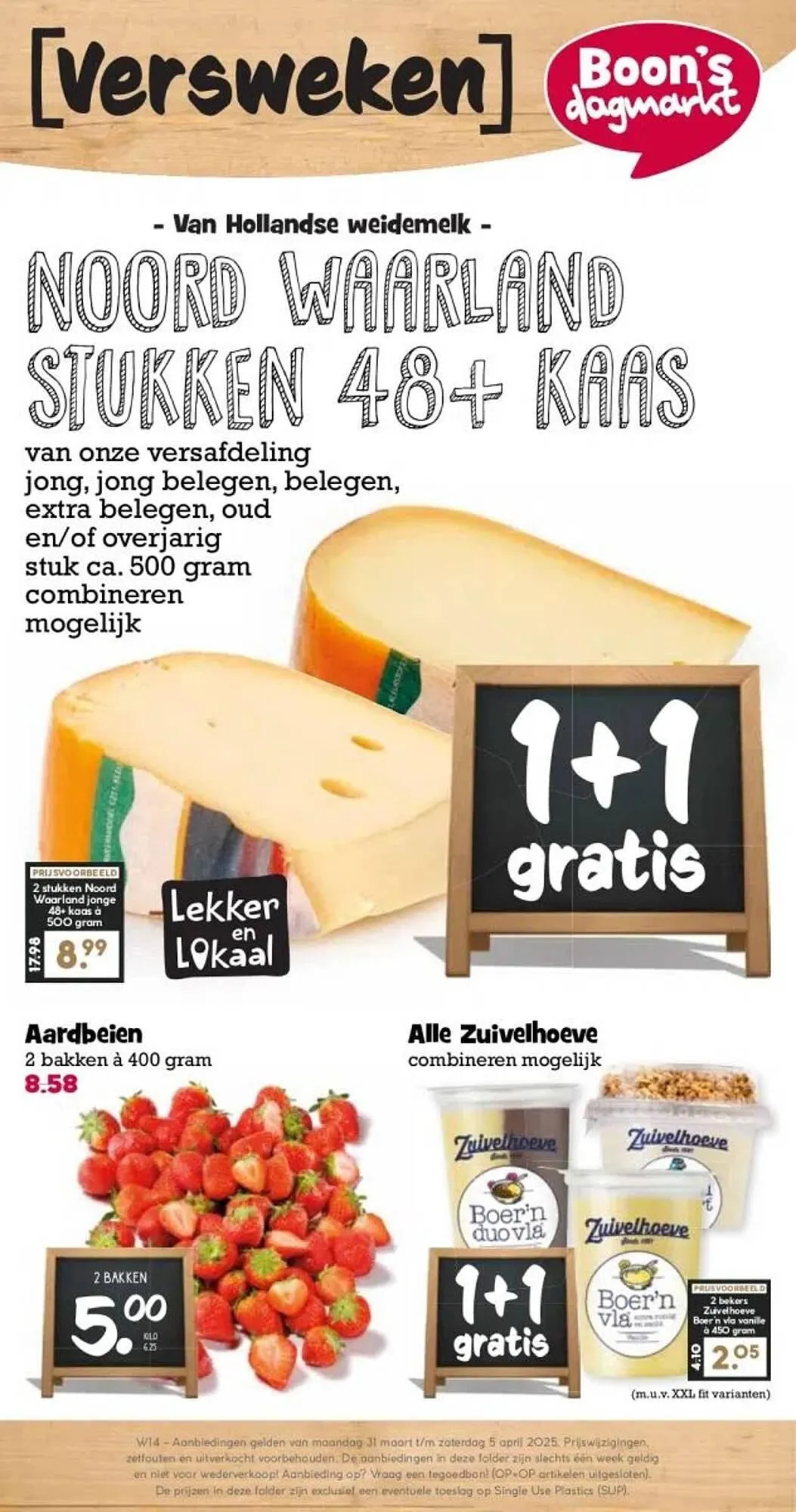 Boon`s Markt folder van 31 maart tot 5 april 2025 - Folder pagina 1