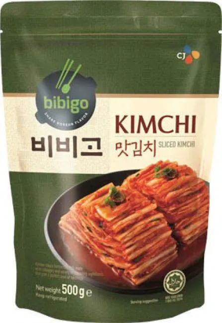 CJ Bibigo Gesneden Mat Kimchi 500g