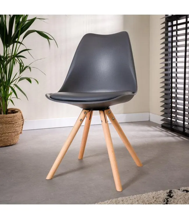 Kuipstoel Harrow donkergrijs