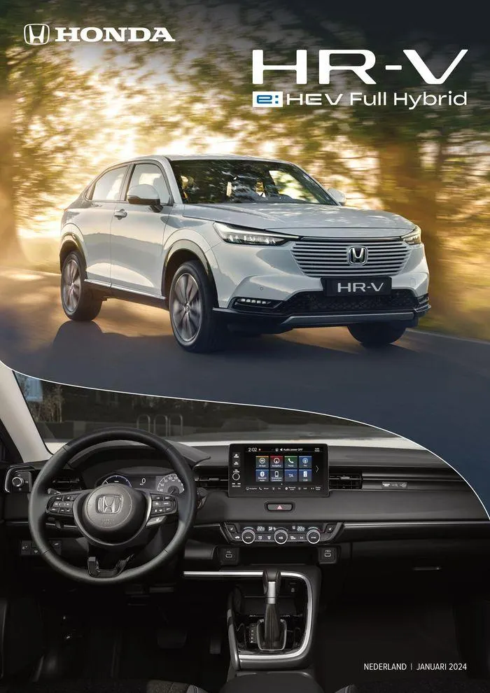 Honda HR-V e:HEV — Prijslijst van 6 juni tot 20 juni 2024 - Folder pagina 1