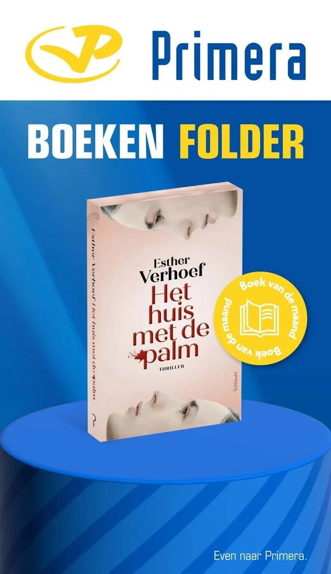 Primera folder van 6 april tot 31 mei 2025 - Folder pagina 1