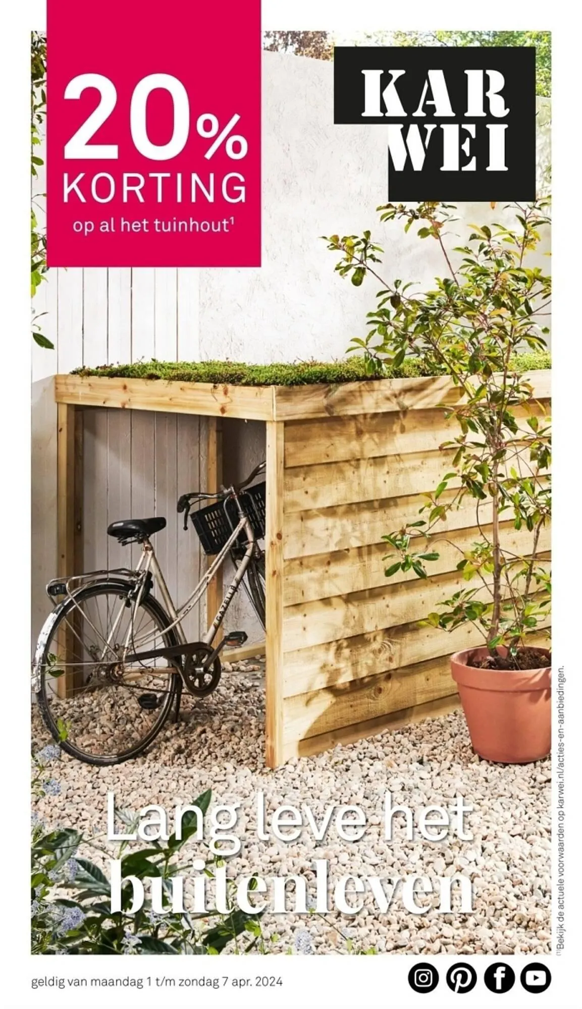 Karwei folder week 14 van 1 april tot 7 april 2024 - Folder pagina 1