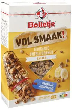 2 pakken Bolletje Ontbijtgranen Banaan 375g