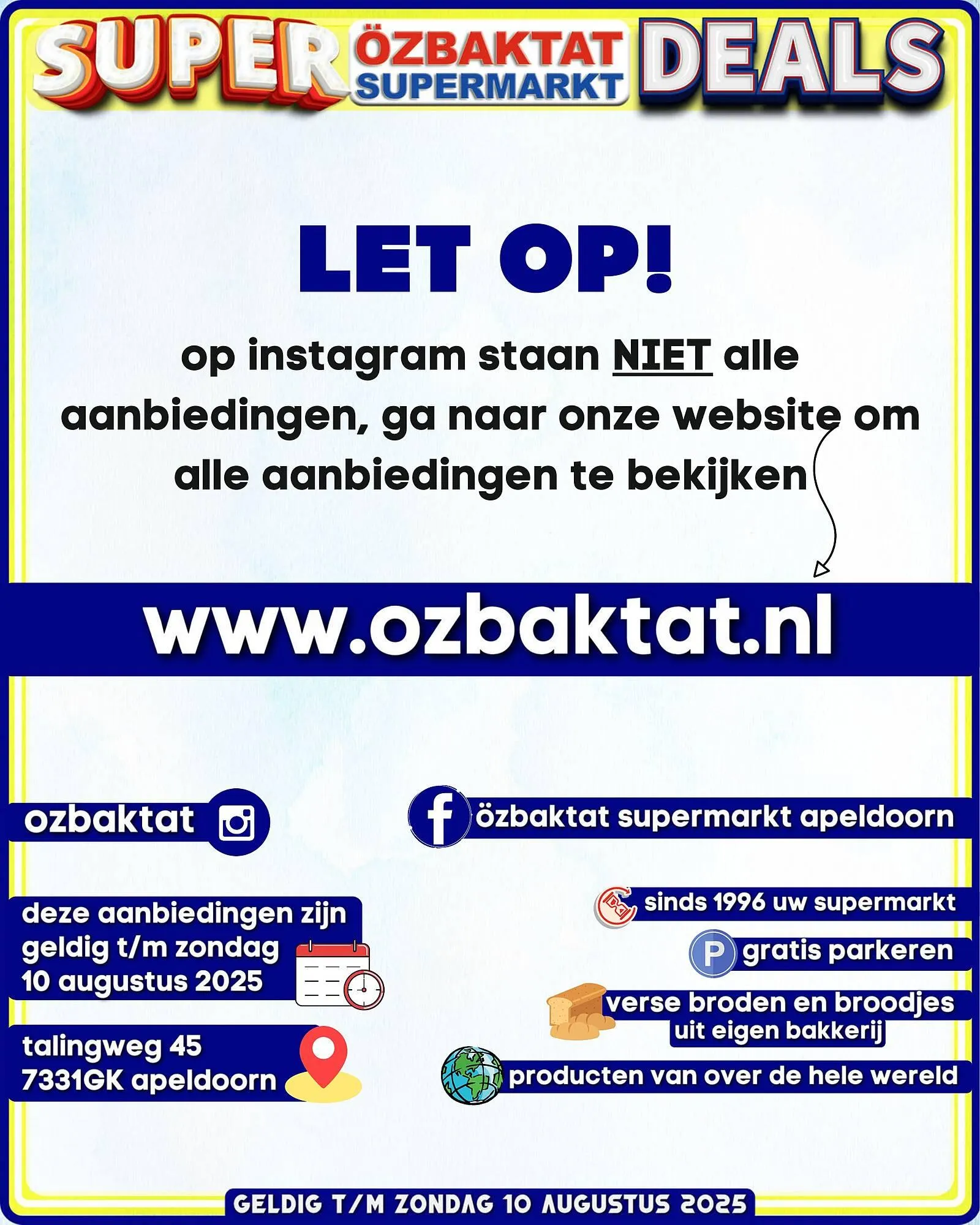 Özbaktat Supermarkt folder van 24 juni tot 10 augustus 2025 - Folder pagina 27