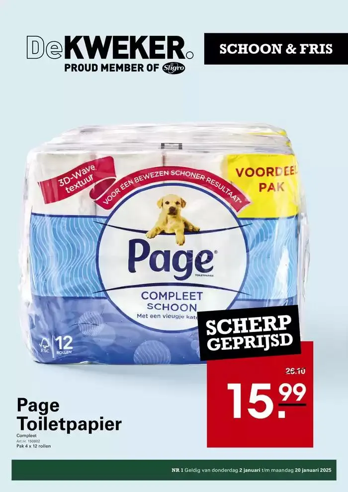 Schoon & Fris van 8 januari tot 20 januari 2025 - Folder pagina 1