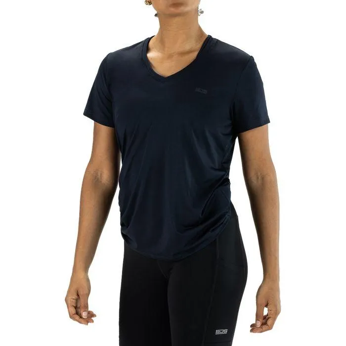 Ines tennisshirt dames dark blue