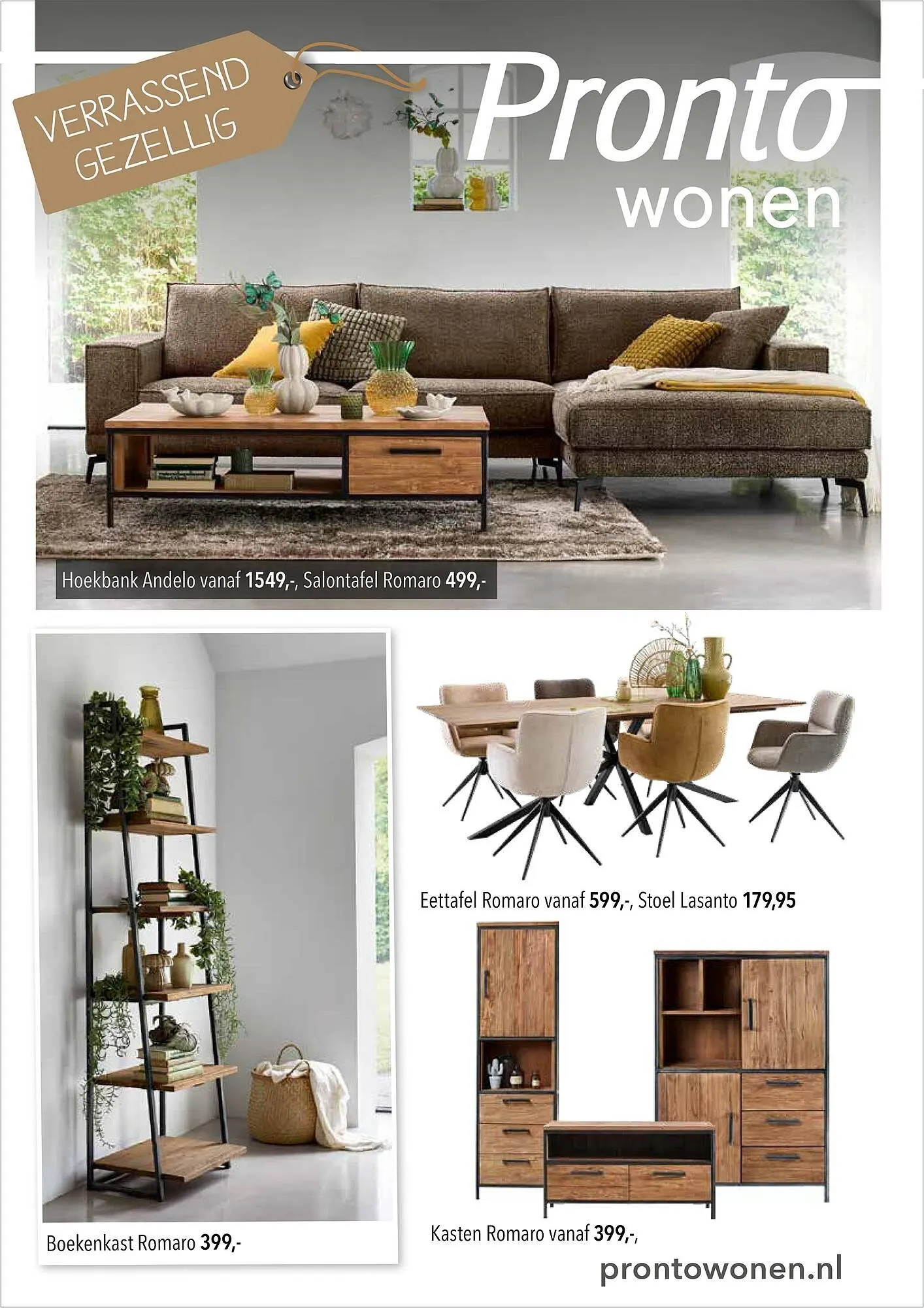 Pronto wonen folder van 8 maart tot 14 maart 2026 - Folder pagina 1