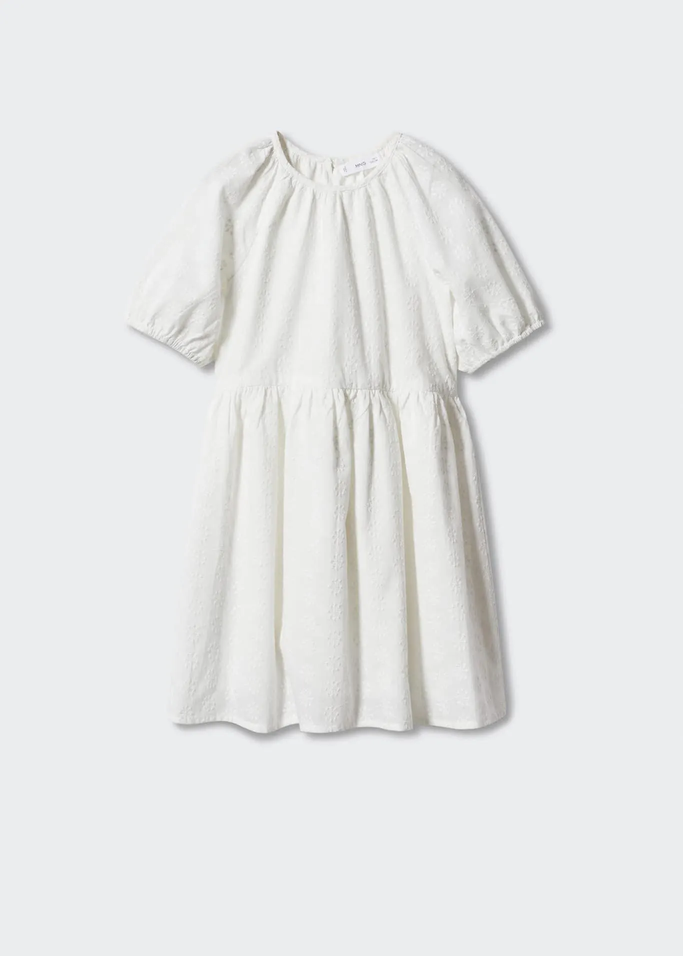 İşlemeli desenli elbise