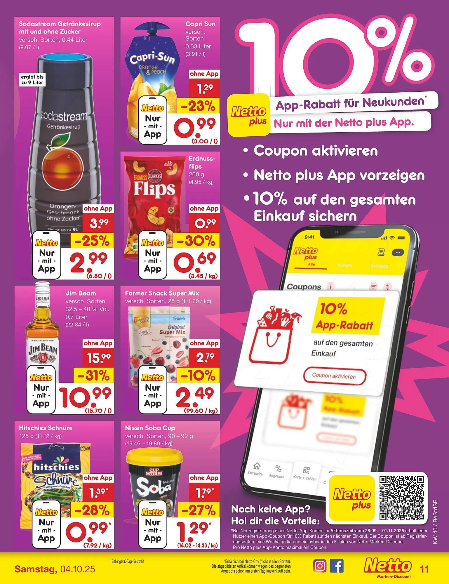 Netto Marken-Discount DE folder van 29 september tot 4 oktober 2025 - Folder pagina 13