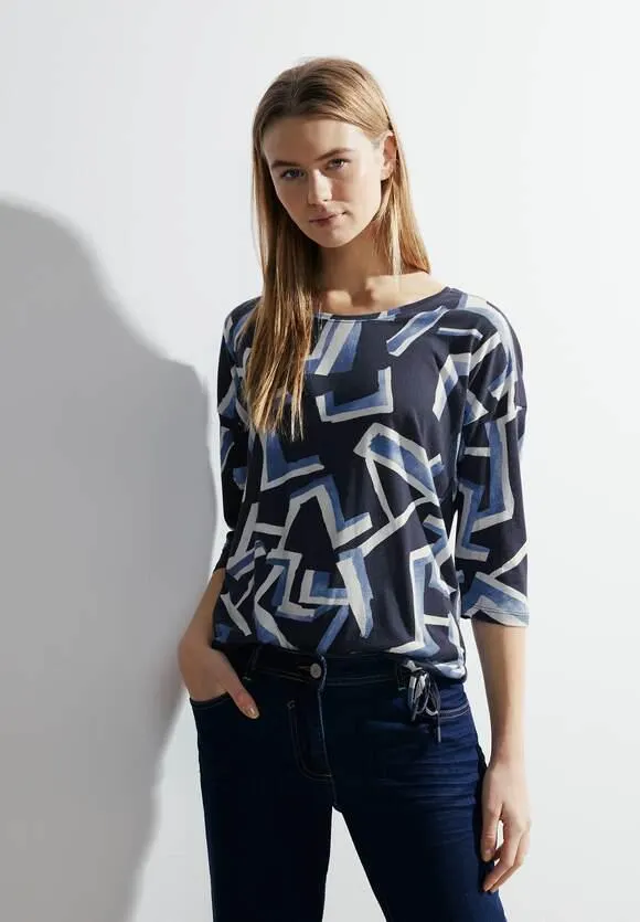 Shirt met allover print