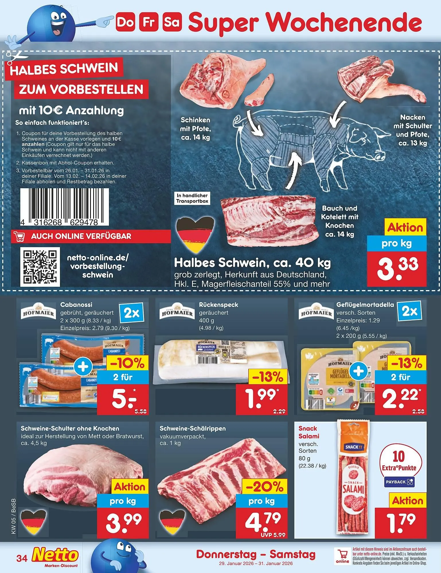 Netto Marken-Discount DE folder van 26 januari tot 1 februari 2026 - Folder pagina 44
