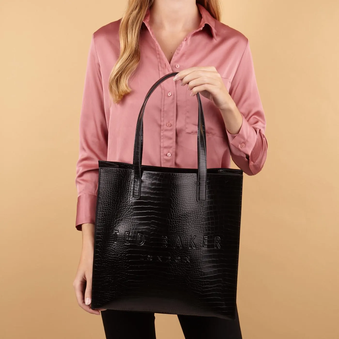 Croccon Zwarte Shopper TB253518B