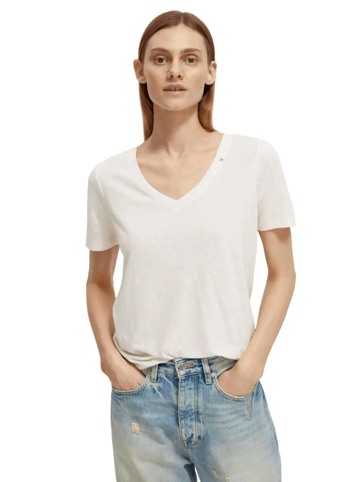 Regular fit V-neck T-shirt