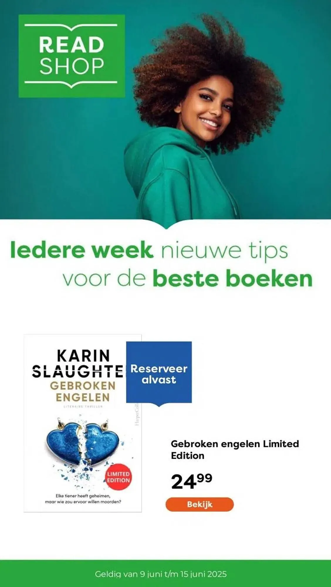 The Read Shop folder van 9 juni tot 15 juni 2025 - Folder pagina 1
