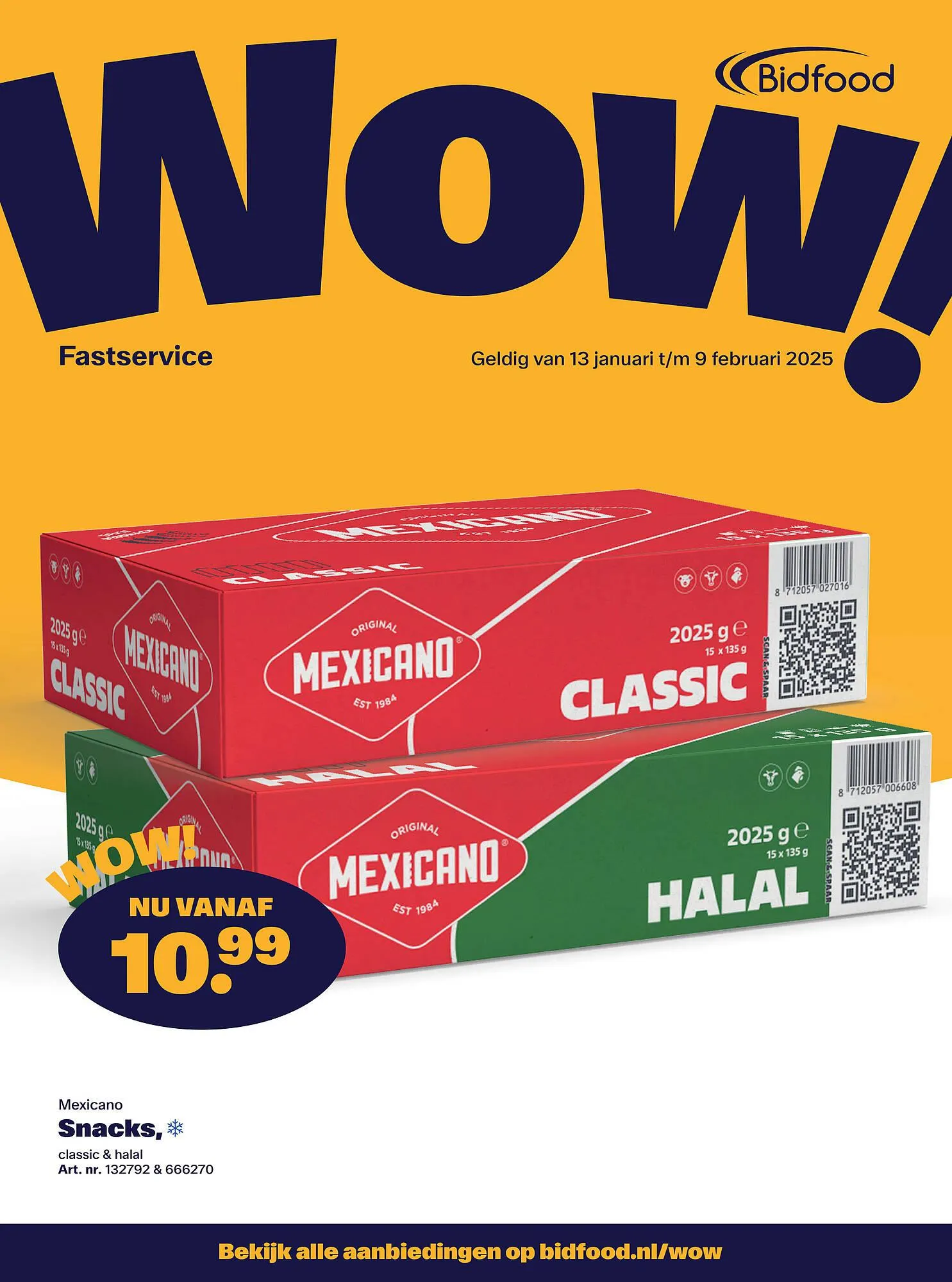 Bidfood folder van 13 januari tot 9 februari 2025 - Folder pagina 1