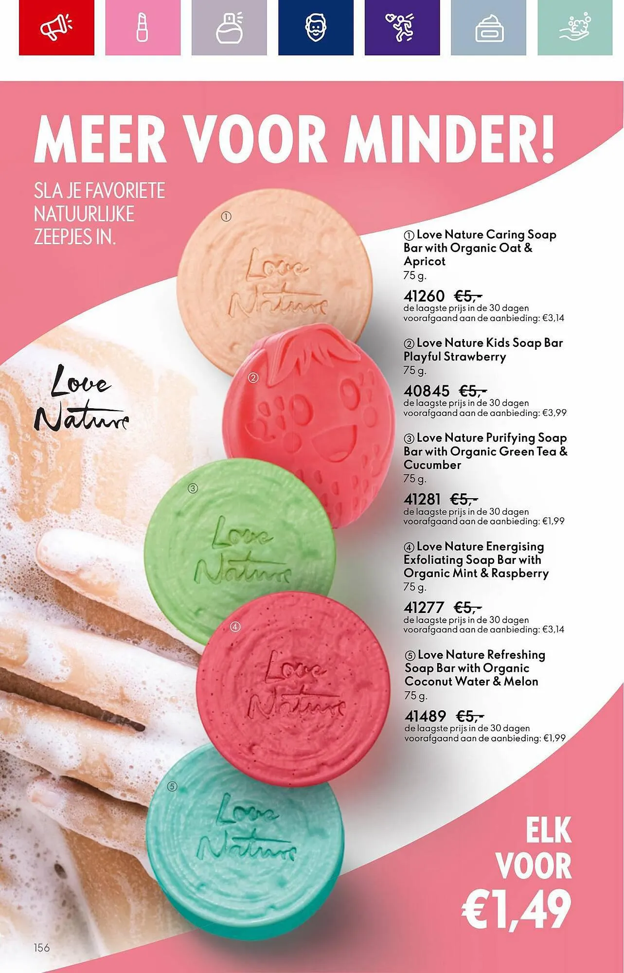 Oriflame folder van 12 september tot 3 oktober 2023 - Folder pagina 156