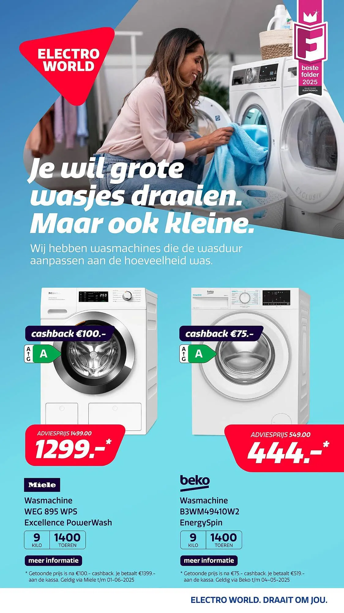 Electroworld folder van 21 april tot 4 mei 2025 - Folder pagina 1