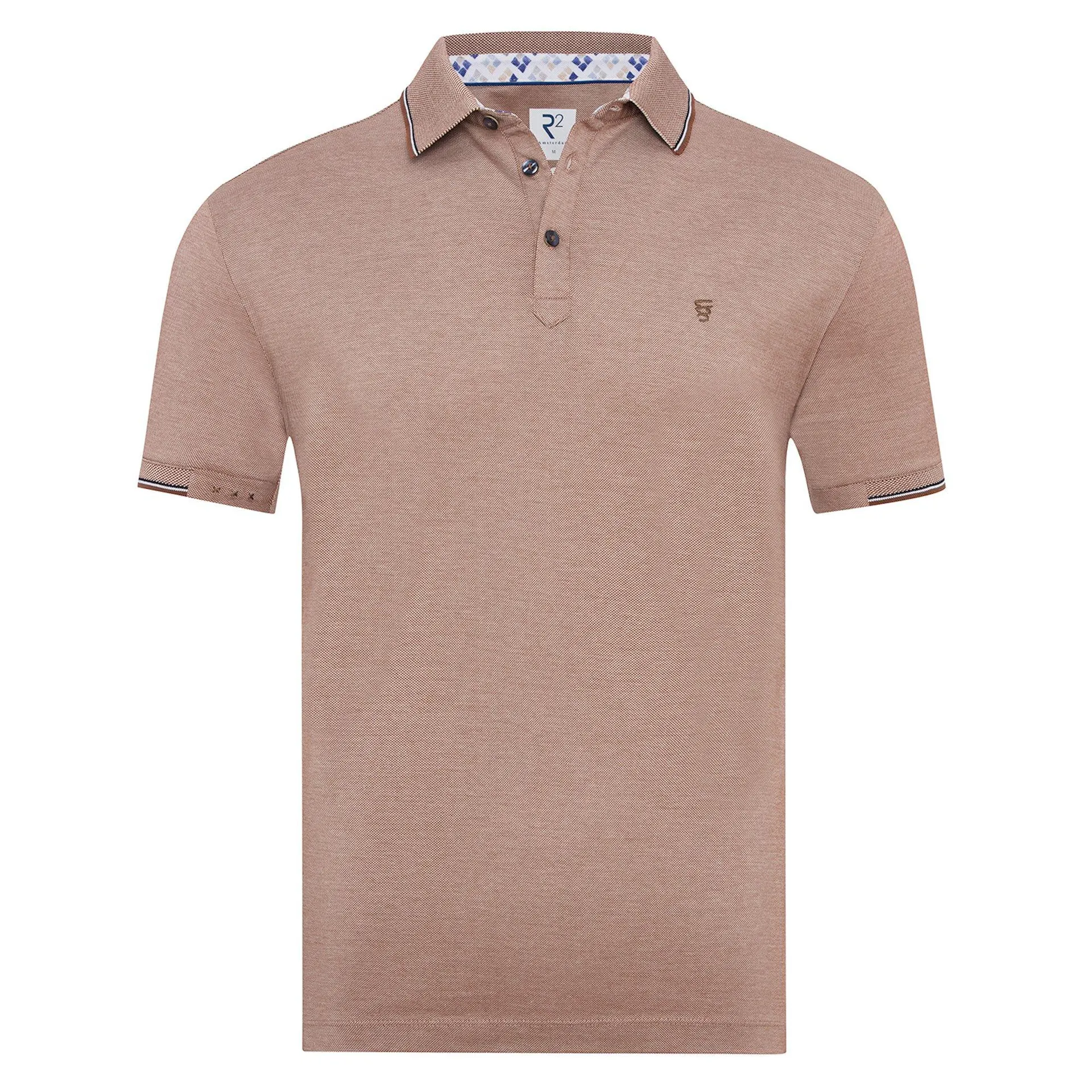 Mercerized Piqué Polo Bruin