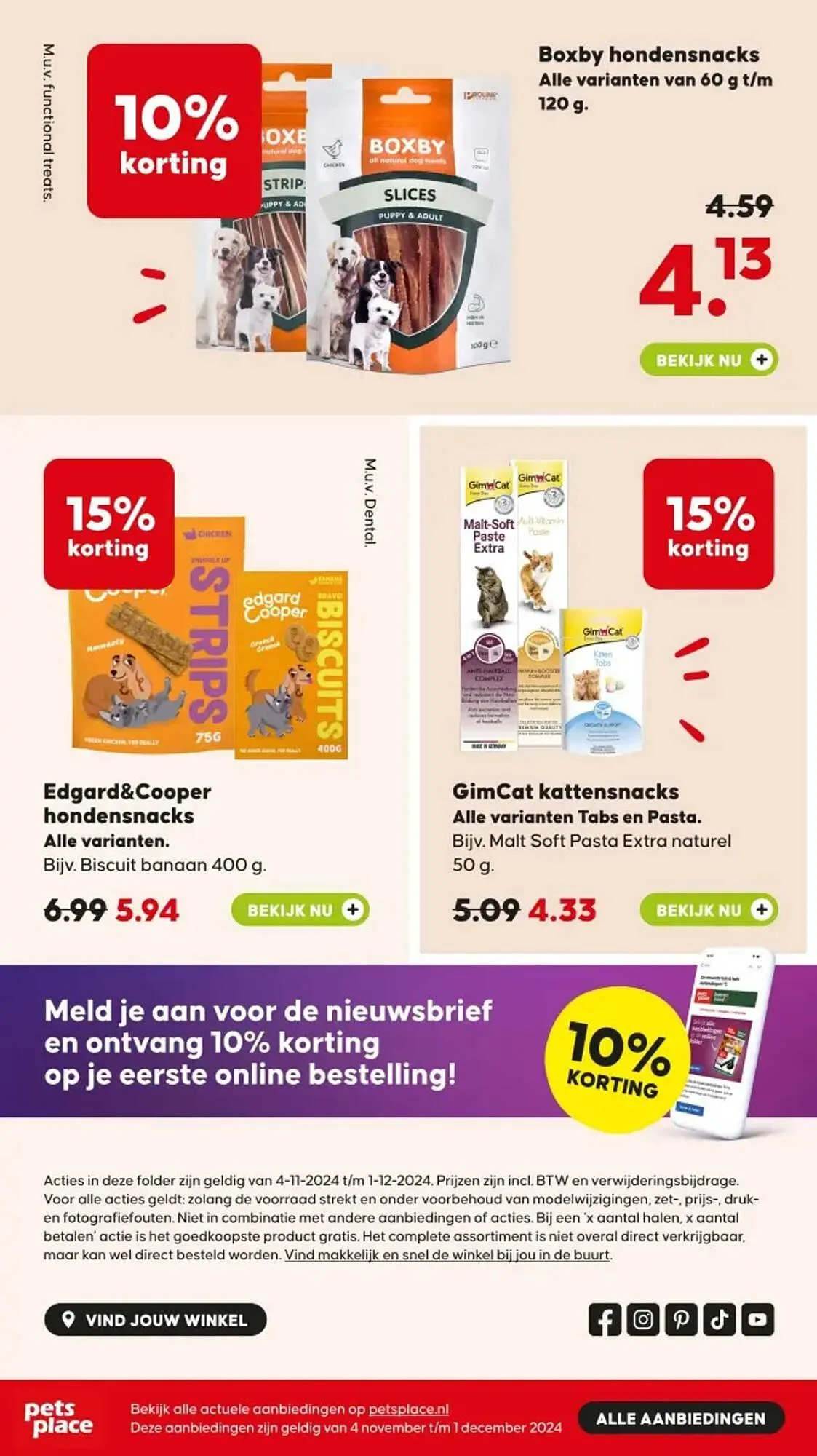 Pets Place folder van 17 november tot 1 december 2024 - Folder pagina 28