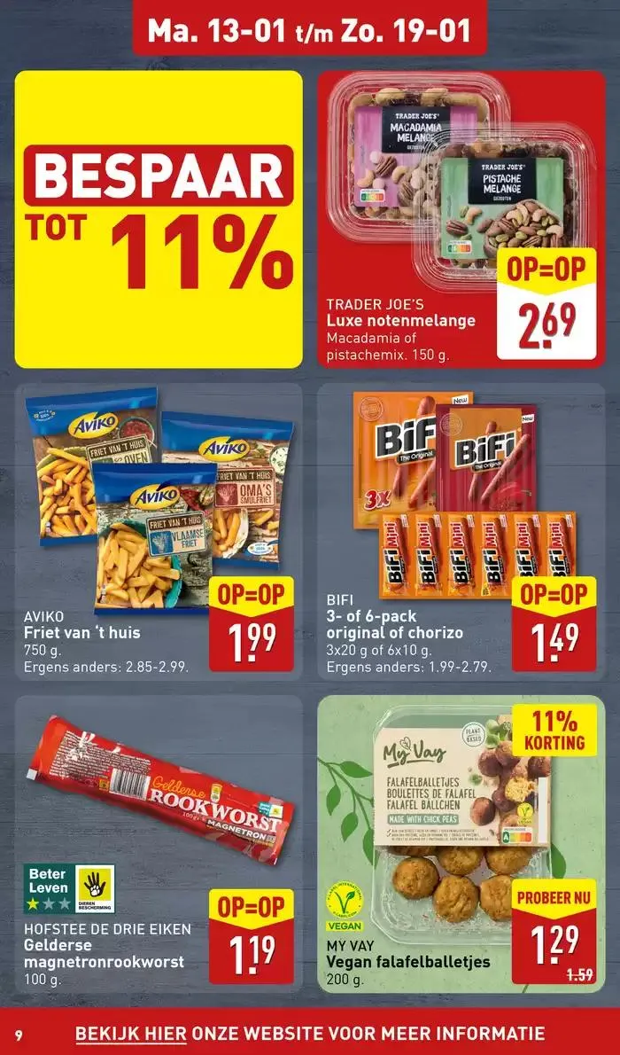 Exclusieve deals en koopjes van 9 januari tot 16 januari 2025 - Folder pagina 9