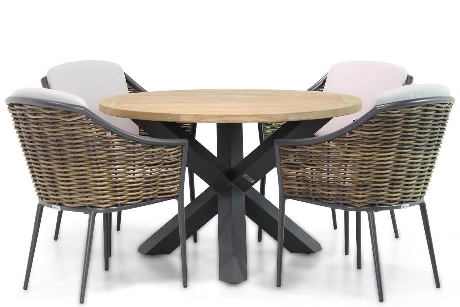 Coco Olivine/Rockville 120 cm dining tuinset 5-delig