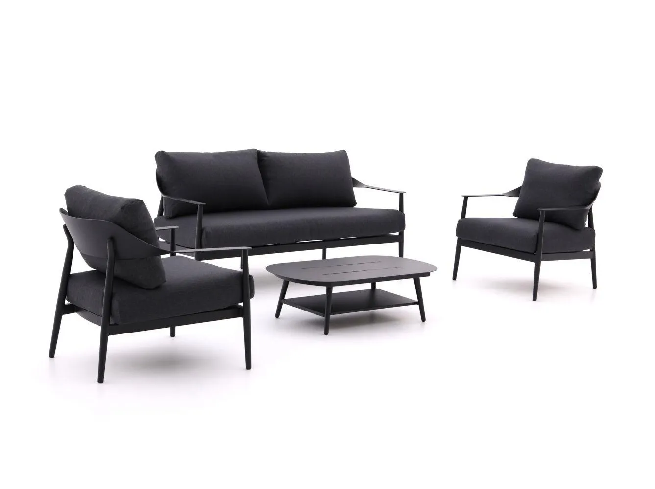 Bellagio Valli stoel-bank loungeset 4-delig