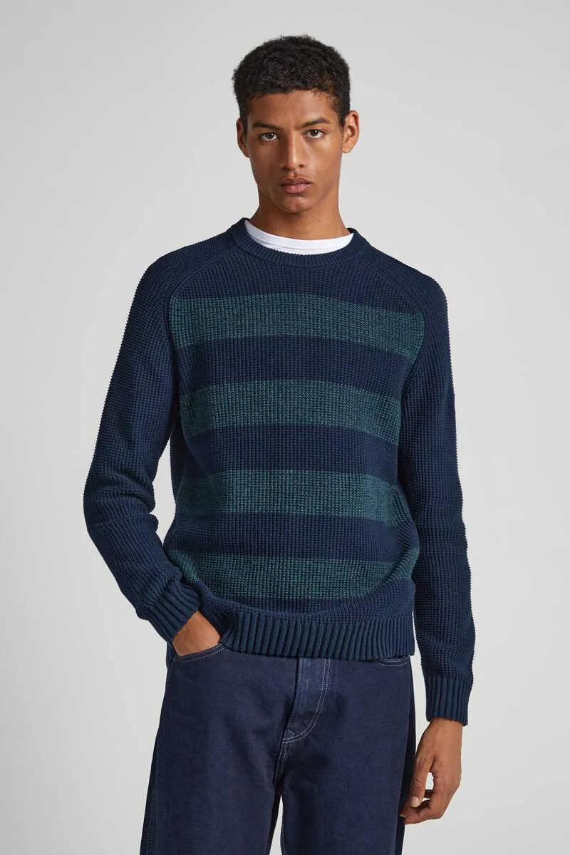 Jersey algodón rayas