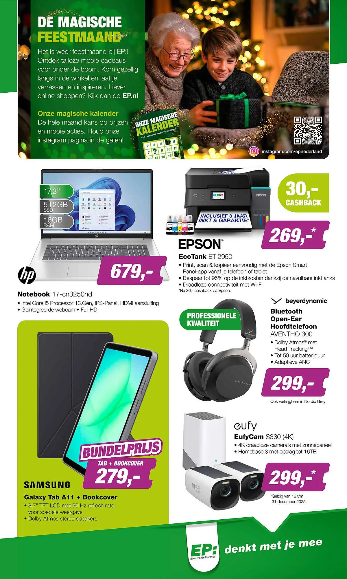 EP folder van 12 december tot 1 januari 2026 - Folder pagina 3