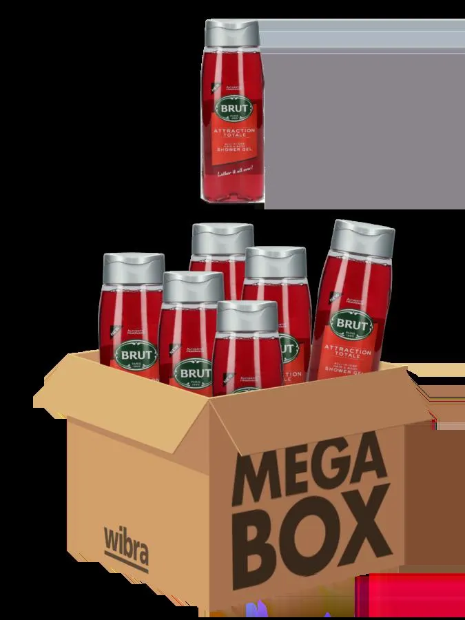 Brut Sport douchegel megabox 6 flessen