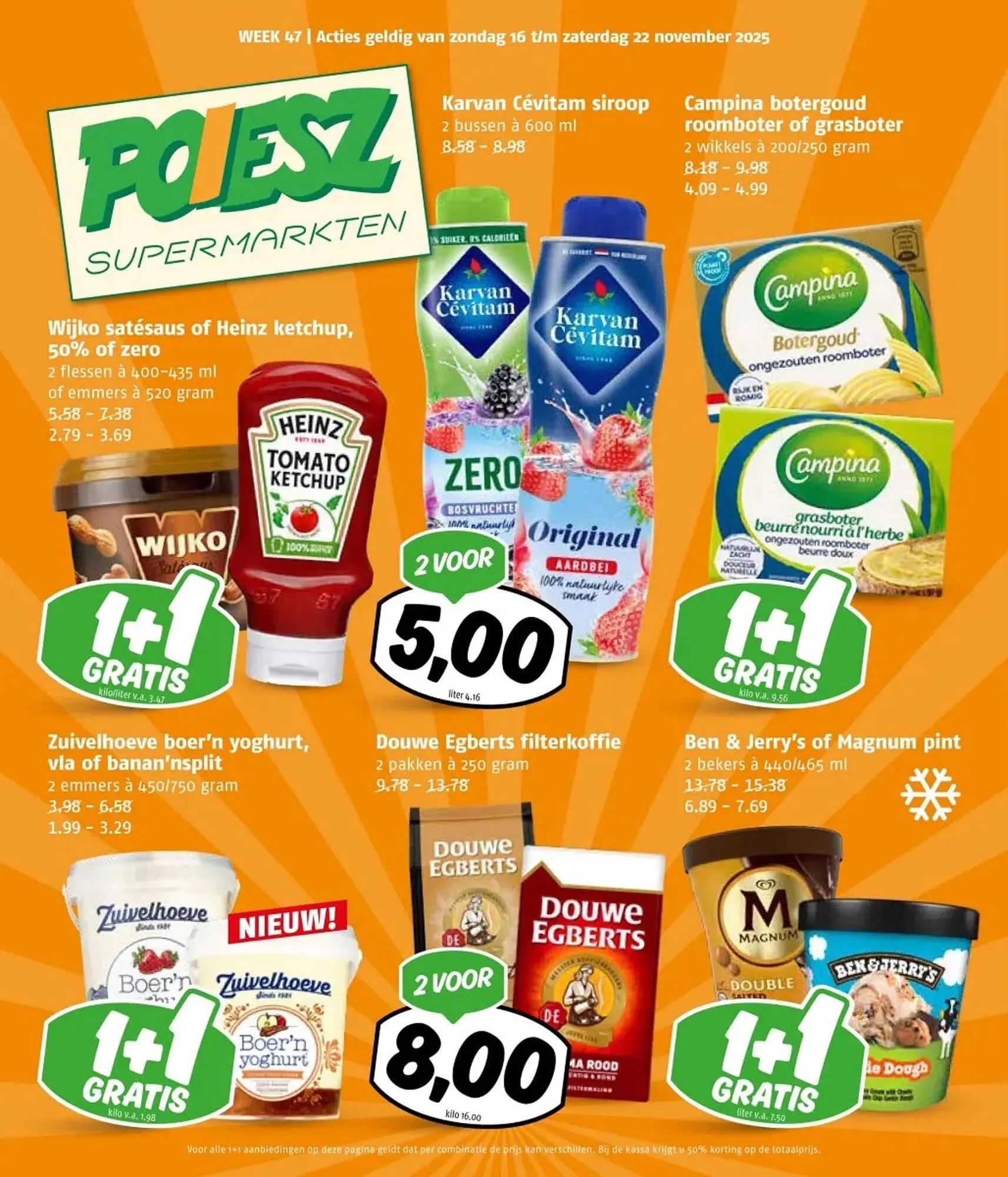 Poiesz folder van 16 november tot 22 november 2025 - Folder pagina 1