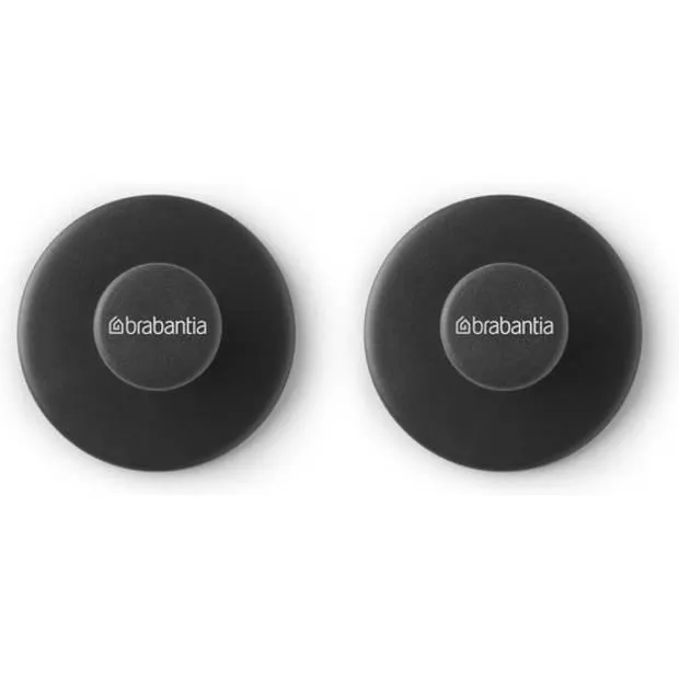 Brabantia ReNew Handdoekhaakjes, Set van 2 - Dark Grey