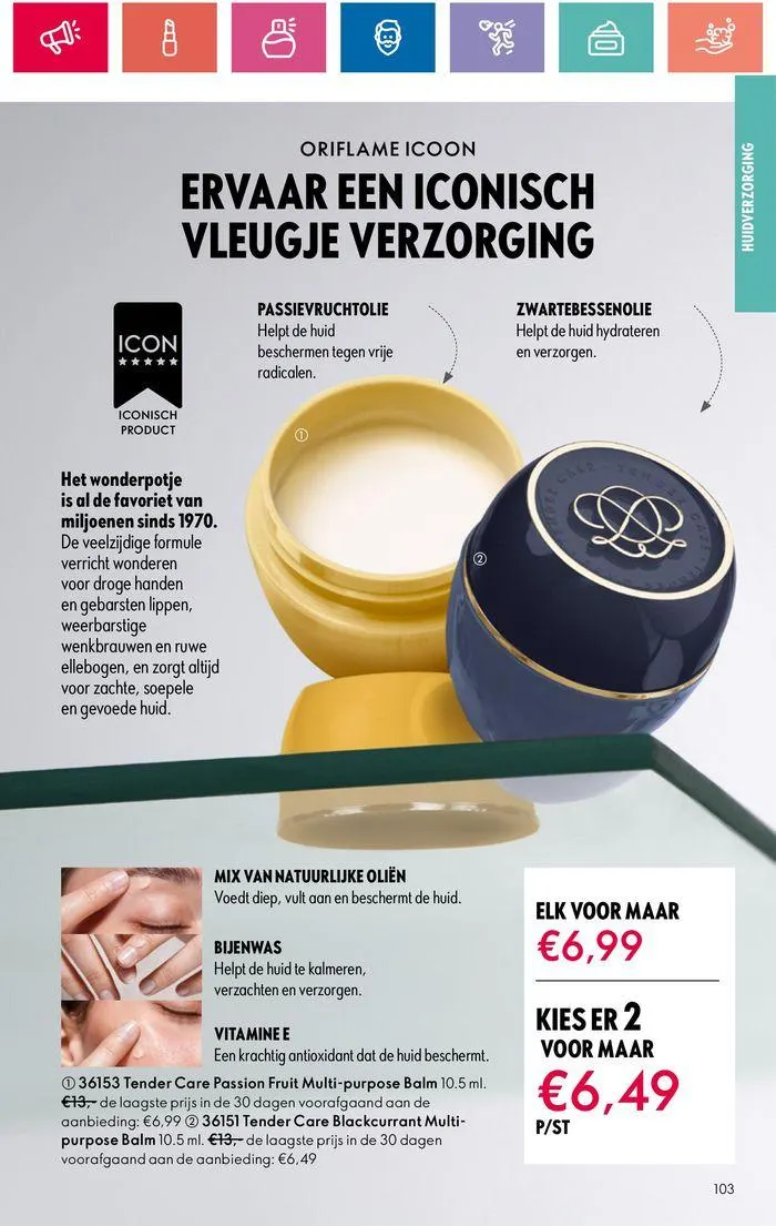 ORIFLAME folder! van 30 mei tot 13 juni 2024 - Folder pagina 103